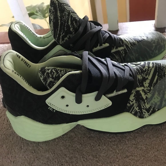 adidas Shoes Adidas Harden 4s Glow Green Poshmark